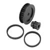 1/10 RC Crawler Car Belt Drive Gear Replacement Appearance and Noise Reduction (Black) view 1