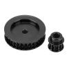 1/10 RC Crawler Car Belt Drive Gear Replacement Appearance and Noise Reduction (Black) view 3
