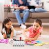 6PCS Tempera Paint Sticks, Washable Paint Sticks Quick Drying Art Supplies Vibrant Pure Color for Coloring Painting Doodle (Black) view 3