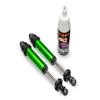 Traxxas Shock GTMAXX Rear WO SPRNG GRN view 1