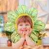Abaodam Boys and Girls Sunflower Headgear Holiday Flower Hat for Dance Parties and Soft Lightweight Comfortable Sunflower Costume Accessory for Kindergarten Graduations and Themed Events view 4