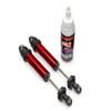 Traxxas Shock GTMAXX Rear WO SPRNG RED view 1