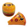 Fun Express 11"  13 1/2" Inflatable Hamburger & Pizza Characters - 12 Pieces view 1