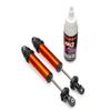 Traxxas Shock GTMAXX Rear WO SPRNG ORG view 1