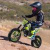 feneihe 50cc 2-Stroke Kids Dirt Bike,2025 New Upgraded Gas Powered Off-Road Mini Bike with Front & Rear Disc Brake,Off Road Gas Power Dirt Bikes for Kids 8-14,Mini Dirt Bike Pocket,Max Speed 40km/H G view 3