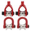 2pcs RC Model Simulated Lifting Pulley Steel Wire Rope Fit for HSP Fit for REDCAT Crawler Car(A) view 2