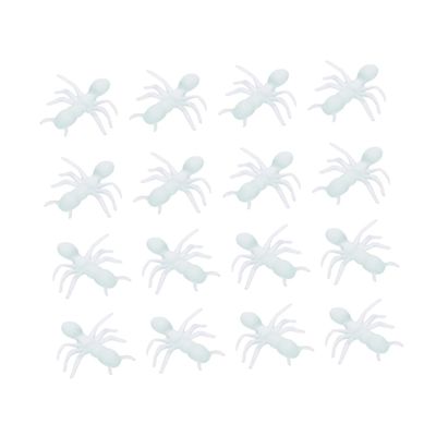 Abaodam 100Pcs Glow The Dark Plastic Fake Ants Creative Prank for Halloween Simulation Realistic Trick Bugs for Jokes Fun Party Supplies