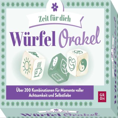 Dice oracle - Time for you: over 200 combinations for moments full of mindfulness and self-love, dice game for adults for more peace, relaxation and gratitude