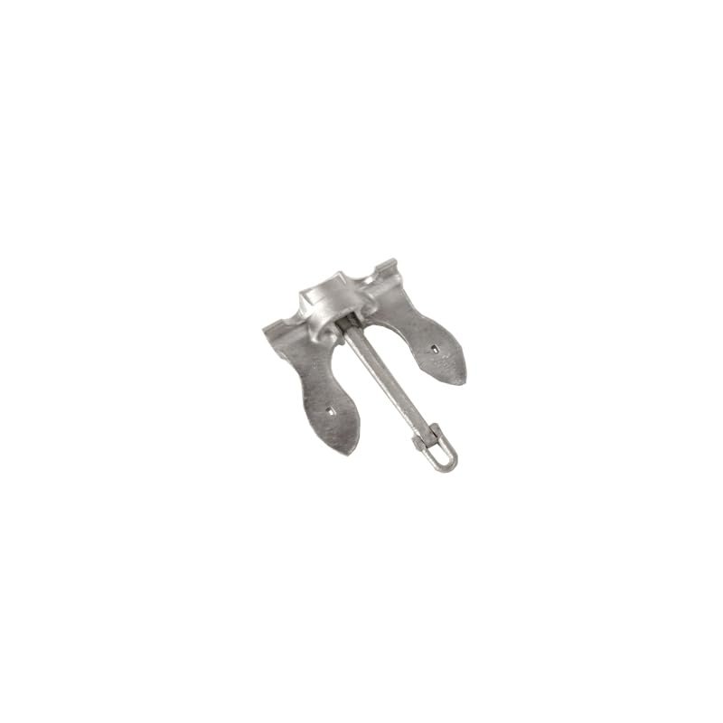 PWKSYTBJ 1PCS Mini Alloy Admiralty Anchor Movable Anchor Rod 61mm 46mm 39mm 29mm Simulation Decoration Accessories for RC Boats(61x42x23mm)
