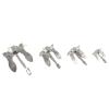 PWKSYTBJ 1PCS Mini Alloy Admiralty Anchor Movable Anchor Rod 61mm 46mm 39mm 29mm Simulation Decoration Accessories for RC Boats(61x42x23mm) view 3