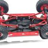 cvking Compatible with WPL C64 1/16 Remote Control Car Upgrade Parts Accessories Metal for Chassis Link Rod Pull Rod Set RC Links Linkage(Red) view 3
