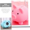 Abaodam 2pcs Cute Cartoon Piggy Bank Unbreakable Plastic Bank for Boys and Girls Fun Saving Money Box for Birthdays Christmas and Anniversaries view 3