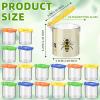 Halloscume 36 Pcs Insert Bug Viewer for Kids Magnifying Insect Box Bug Catcher Magnifier Container Critter Collection Kit Insect Cage Jar for Children Science Nature Exploration Tool view 2