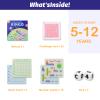 CHCAKA STEM Explorers Brainometry - Brain Games, Brainteaser, Building Logic Toys, Gifts for Boys and Girls, Math Manipulatives-Roll Dice, Race Your Opponent to Fill Grid with Different Shapes! view 2