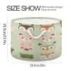 YETTASBIN Cartoon Animal Cotton Rope Basket Large Round Baby Laundry Basket Toy Blanket Books Storage Bin for Bedroom Bathroom Nursery Home Decor, 20 x 14 Inch view 2