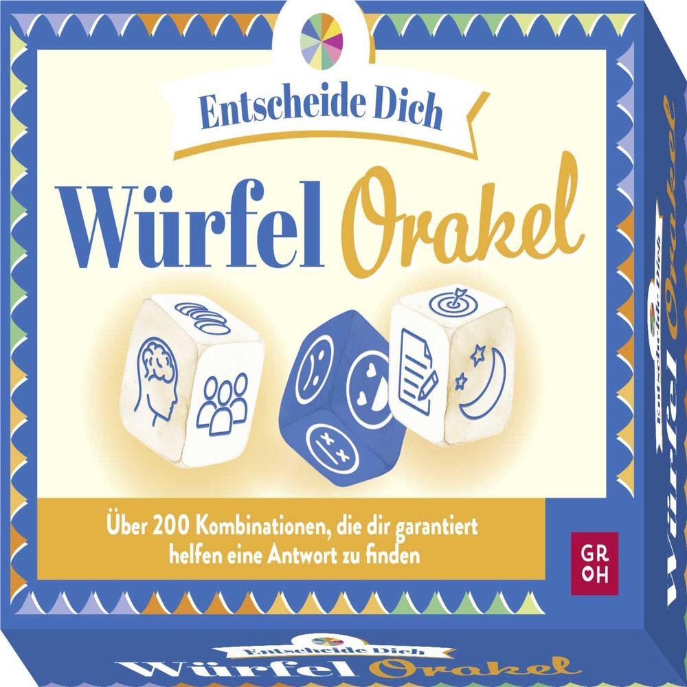 Dice oracle  Decide: Over 200 combinations with which you are guaranteed to find answers. Decision aid dice game for adults with extensive booklet
