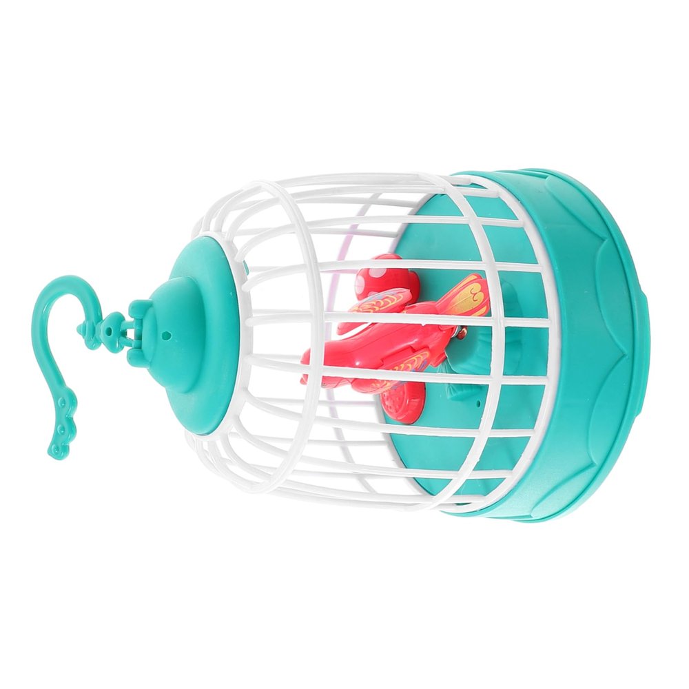 BESTonZON Electric Singing and Chirping Bird Toy Interactive Sound Activated Birdcage for Boy Girl and Adults Realistic Simulation Toy for Endless Fun and Engagement