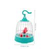 BESTonZON Electric Singing and Chirping Bird Toy Interactive Sound Activated Birdcage for Boy Girl and Adults Realistic Simulation Toy for Endless Fun and Engagement view 2