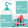 BESTonZON Electric Singing and Chirping Bird Toy Interactive Sound Activated Birdcage for Boy Girl and Adults Realistic Simulation Toy for Endless Fun and Engagement view 3