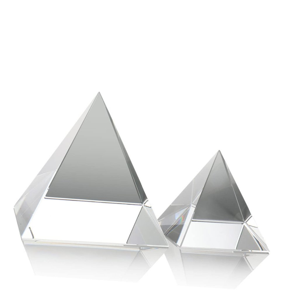Alipis 1pc Optical Glass Pyramid Prism for Optical Experiments Light Refraction and Rainbow Creation for Home Decor and Office Desk Ornament