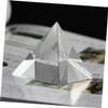 Alipis 1pc Optical Glass Pyramid Prism for Optical Experiments Light Refraction and Rainbow Creation for Home Decor and Office Desk Ornament view 2