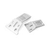 2pcs Stainless Steel Front and Rear Chassis Armor Protector for ARR-ma 1/14 for Mo-jave for Gr-om RC Car Upgrade Parts Accessories view 2