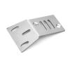 2pcs Stainless Steel Front and Rear Chassis Armor Protector for ARR-ma 1/14 for Mo-jave for Gr-om RC Car Upgrade Parts Accessories view 3