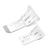 2pcs Stainless Steel Front and Rear Chassis Armor Protector for ARR-ma 1/14 for Mo-jave for Gr-om RC Car Upgrade Parts Accessories view 4