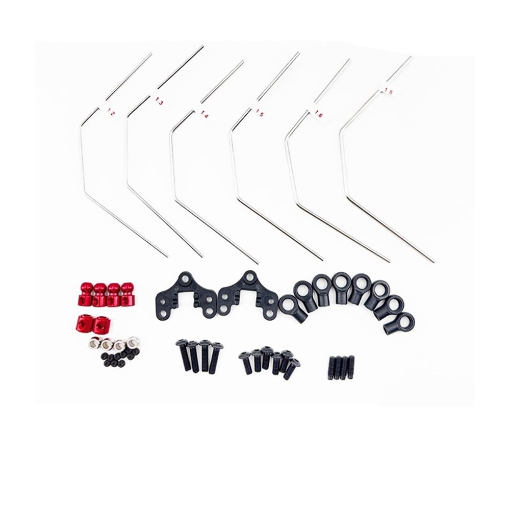 for LC for RAC-ING PTG-2/PTG-2R 1/10 Flat Head Pulling Car Anti roll Rod Set C8068