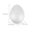 Angoily Easter Foam Eggs Bulk 10pcs Set Unpainted Craft Eggs for DIY Decorations view 4