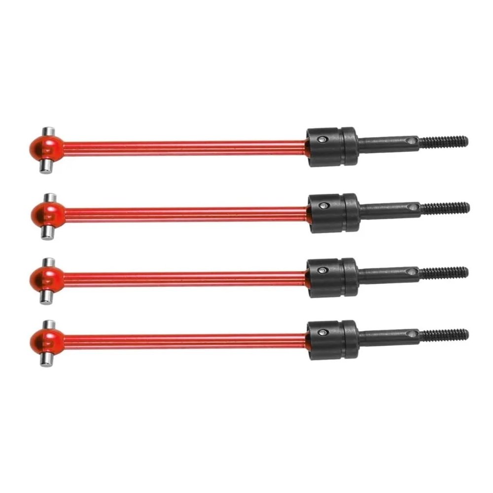 4Pcs Metal Universal Drive Shaft CVD (64mm) for Tam-iya TT02B TT-02B DT02 DT03 DF02 RC Car Upgrade Parts Accessories
