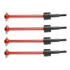 4Pcs Metal Universal Drive Shaft CVD (64mm) for Tam-iya TT02B TT-02B DT02 DT03 DF02 RC Car Upgrade Parts Accessories view 2