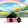 3D Printed Dog with Dog House, Articulated German Shepherd Puppy Animal, Man's Best Friend, Fidget Animal, Office and Home Decor - ADSET1-GS-PH view 2