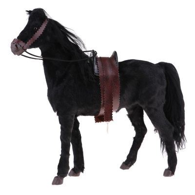 TWTCZOZ 1/6 Scale Horse Model for 12 Inch Figures, Black