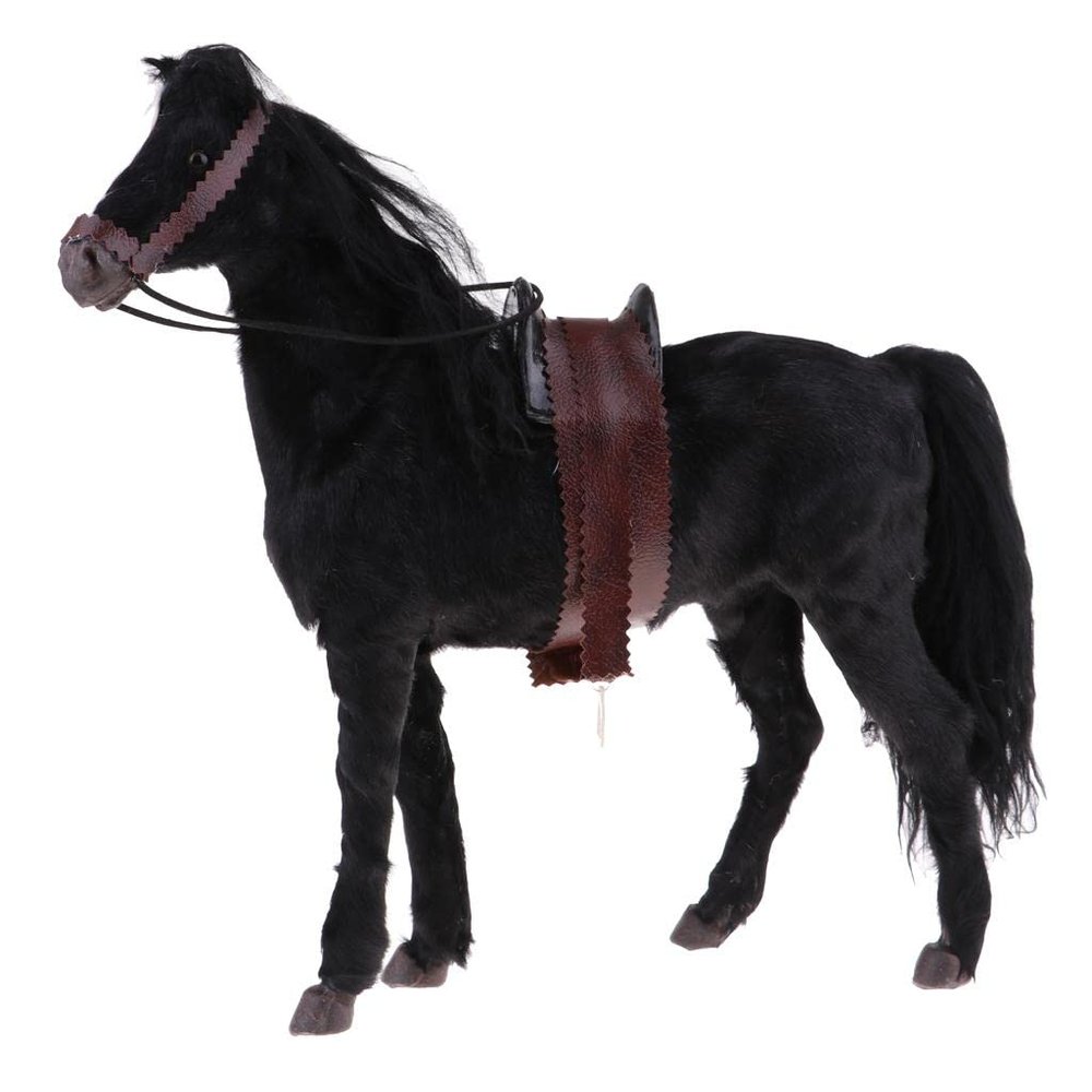 TWTCZOZ 1/6 Scale Horse Model for 12 Inch Figures, Black