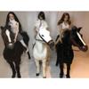 TWTCZOZ 1/6 Scale Horse Model for 12 Inch Figures, Black view 3