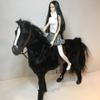 TWTCZOZ 1/6 Scale Horse Model for 12 Inch Figures, Black view 4
