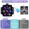 KIZJORYA Dance Mat, Kids Electronic Dance Pad with Wireless Bluetooth 5 Speeds 9 Levels, Music Toys Birthday & Xmas Gifts for Girls Boys 3 4 5 6 7 8 9 10+ Year Old view 2