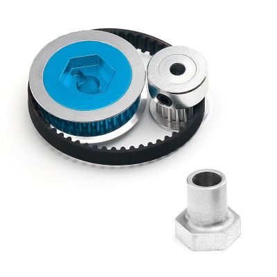 Low Noise Belt Drive Conversion Kit Transmission 36T/16TGears System TT02 Belt Drive Gear Upgrade for Tam-iya 1/10 TT02 Series