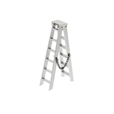 1/10 Scale Accessories Simulation Folding Ladder Compatible with 1:10 RC Crawler Car(Small 100mm)
