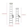 1/10 Scale Accessories Simulation Folding Ladder Compatible with 1:10 RC Crawler Car(Small 100mm) view 3