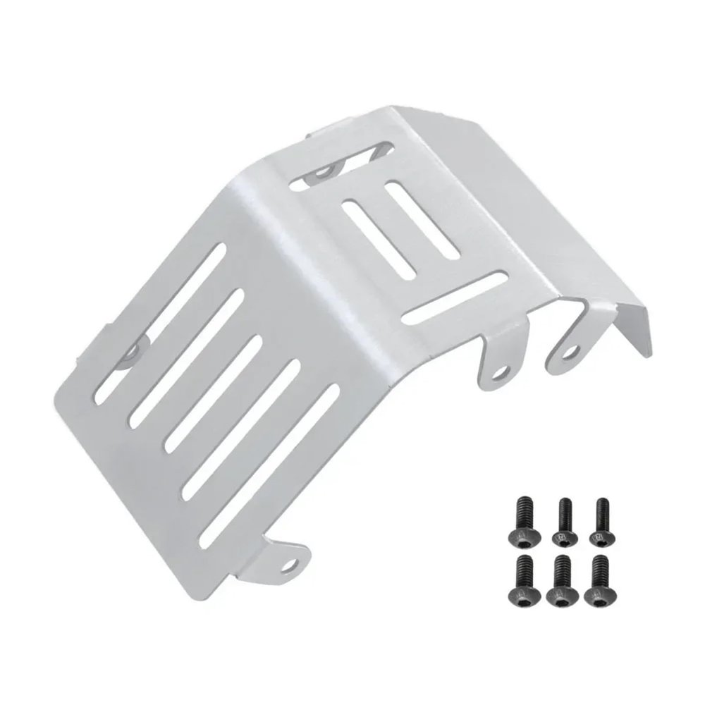 for LOSI 1/4 for Prom-OTO-MX Stainless Steel Guard Armor Modified Part Servo Protector Shield Guard Baffle Upgrade Part