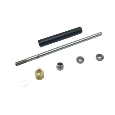 4mm Model Boat Shaft Assembly, 304 Stainless Steel Drive Shaft with 7075 Aluminum Sleeve, 100-300mm Lengths for DIY Boat Models(Shaft 200mm Sleeve 150mm)