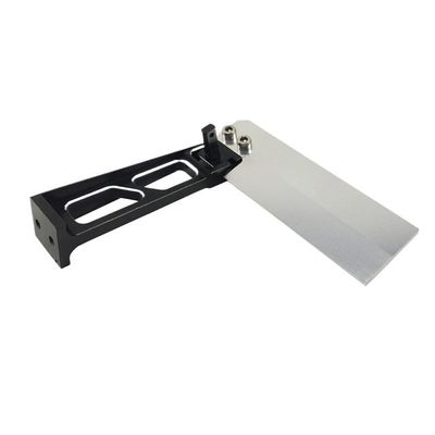 2mm Low-Resistance Rudder, 60x75mm All-Metal Steering Blade for RC Racing Boats, 7075 Aluminum CNC