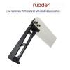 2mm Low-Resistance Rudder, 60x75mm All-Metal Steering Blade for RC Racing Boats, 7075 Aluminum CNC view 3
