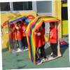 Toyvian 6m Teamwork Games Run Mat for Boys and Girls Group Learning Activity Supplies for Field Building and Outdoor Fun Rolling Mats for Collaboration and Balance Skills view 3