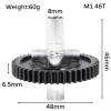 RC Spare Part Compatible with Arrma for Infraction Mega 4x4 for SENTON for Vendetta for Kraton for Outcast 4S 1/10 Rc Car 44T 46T M1 Slipper Clutch Gear(46T) view 3