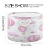 YETTASBIN Hot Air Balloons Cotton Rope Basket Large Round Baby Laundry Basket Toy Blanket Books Storage Bin for Bedroom Bathroom Nursery Home Decor, 20 x 14 Inch view 2