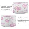 YETTASBIN Hot Air Balloons Cotton Rope Basket Large Round Baby Laundry Basket Toy Blanket Books Storage Bin for Bedroom Bathroom Nursery Home Decor, 20 x 14 Inch view 3