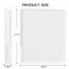 20 Pockets Card Binder, Trading Card Binder, Premium Side Loading TCG Card, 1280+ Card Collection Binder for MTG, Yugi, Hoke Cards and Cards Sleeve, Card Holder Binders (20Pockets-White) view 3